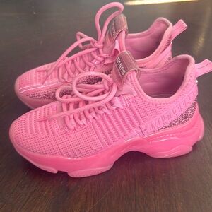 Steve Madden Pink SM NY 90 active fun fab embellished with bling!!